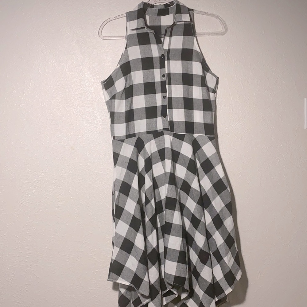 Vintage Gingham Dress w/pockets
